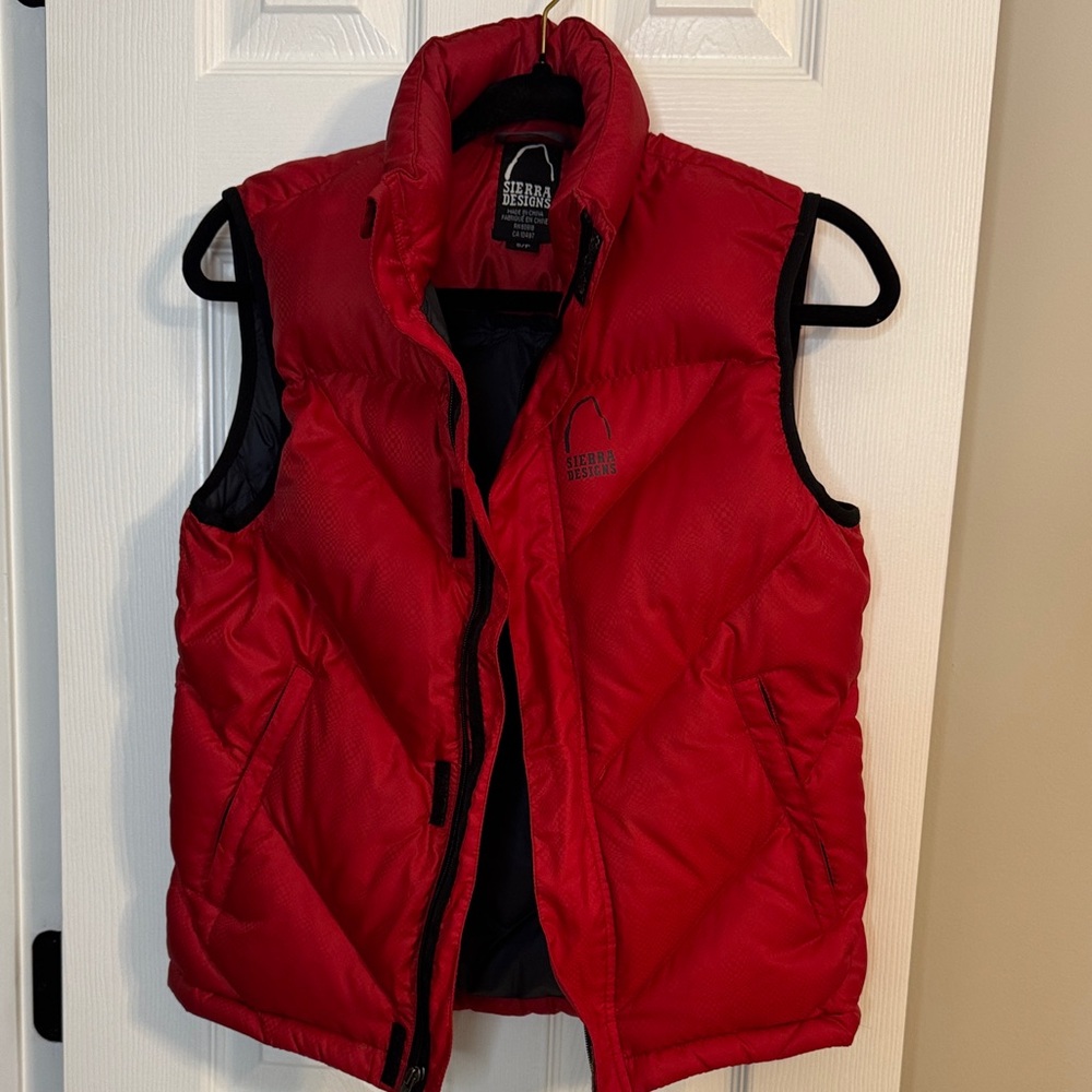 Red Puffer Vest